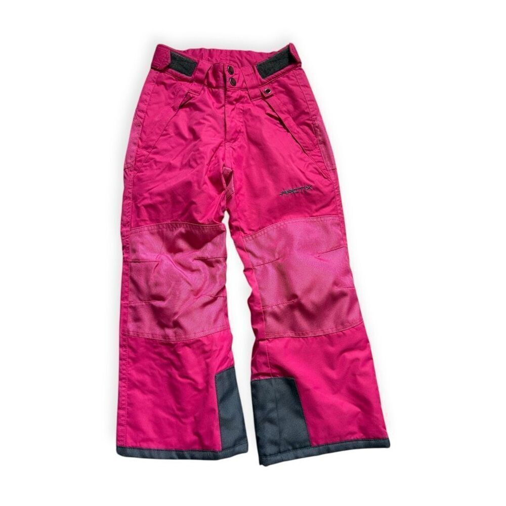 Youth Girls Arctix Reinforced Insulated Water Resistant Pink Ski Snow Pants XS